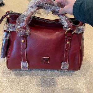 Dooney and Bourke NWT bordeaux small satchel